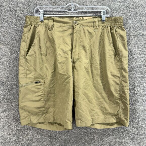 Red Head Shorts Men 38 Beige Mid Rise Bermuda Flat Front Pockets Regular Fit - Picture 1 of 8